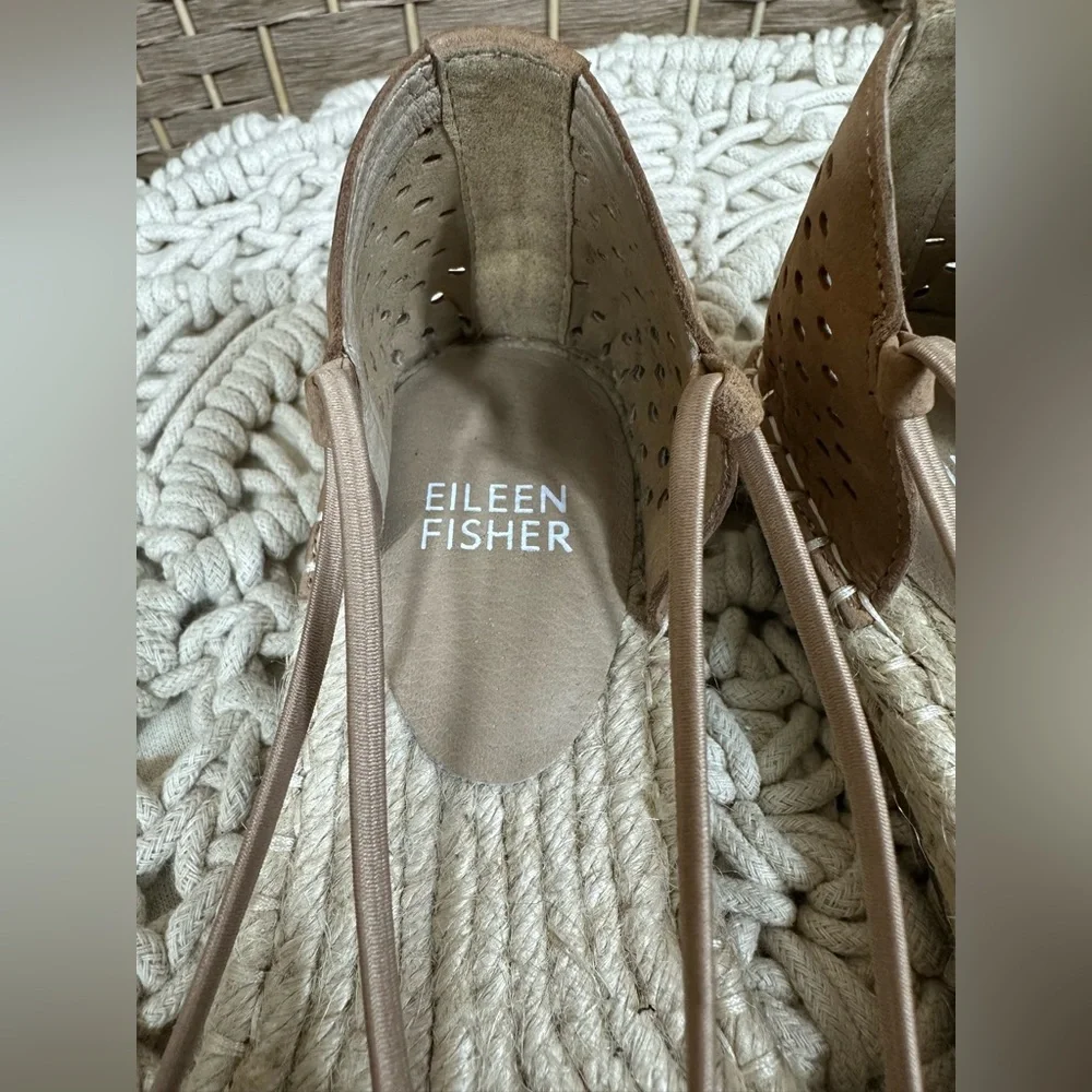 Eileen Fisher Women’s Perforated Lee 2 Espadrille Flats - Size 5